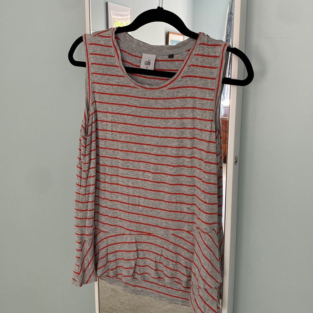 Cabi #5331 orange & Grey tank